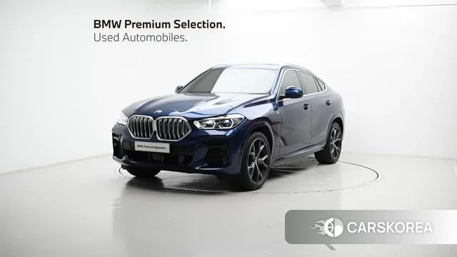 BMW X6 (G06) 2022 Черный из Кореи