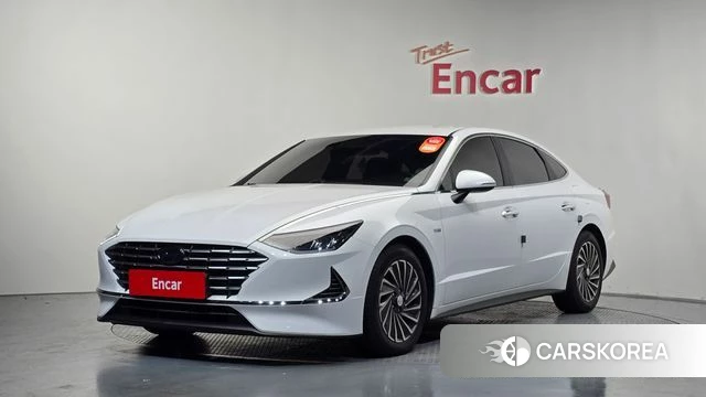 Hyundai Sonata Hybrid (DN8) 2020 Белый из Кореи
