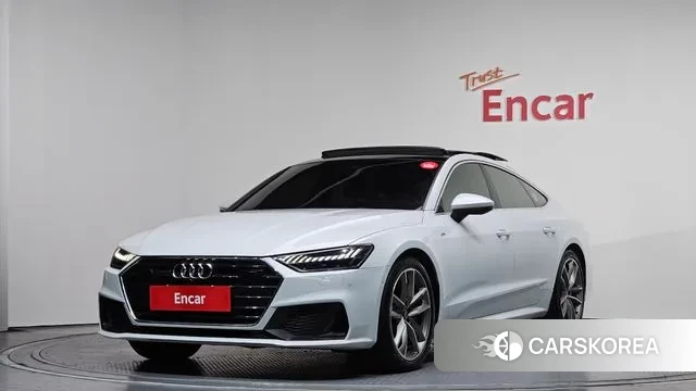 Audi A7 (4K) 2020 Белый из Кореи