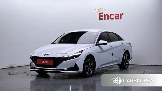 Hyundai Avante (CN7) 2020 Белый из Кореи