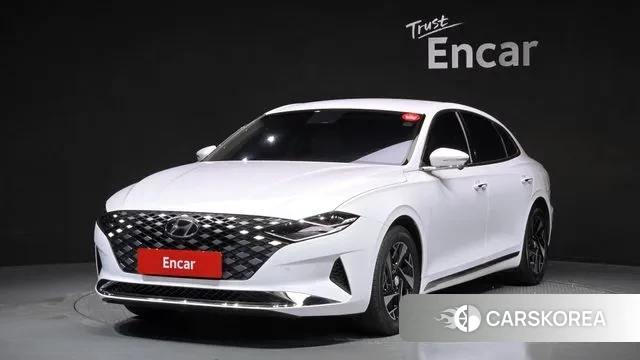 Hyundai The New Grandeur IG Hybrid 2021 Белый из Кореи
