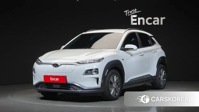 Hyundai Kona Electric 2018 Белый из Кореи
