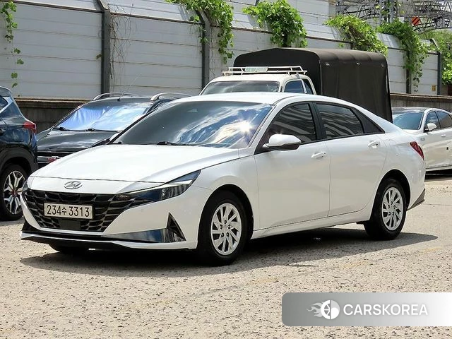 Hyundai Avante (CN7) 2021 Белый из Кореи