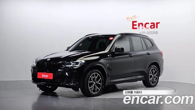 BMW X3 (G01) 2023 Черный из Кореи