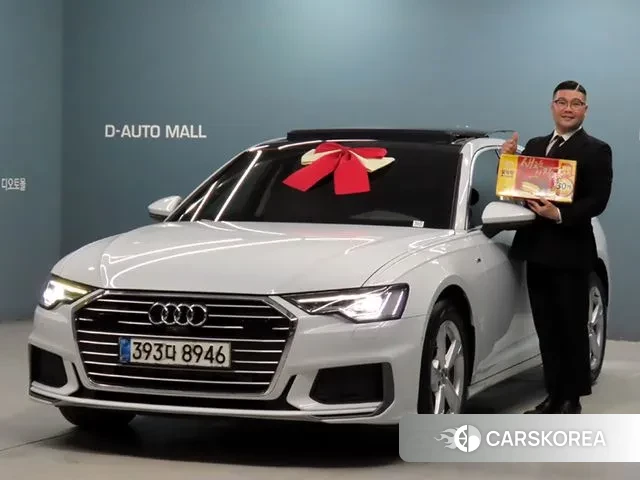 Audi A6 (C8) 2020 Белый из Кореи