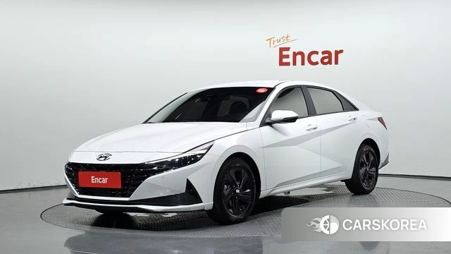 Hyundai Avante (CN7) 2023 Белый из Кореи
