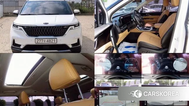 Kia Carnival 4th generation 2021 Белый из Кореи