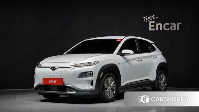 Hyundai Kona Electric 2019 Белый из Кореи