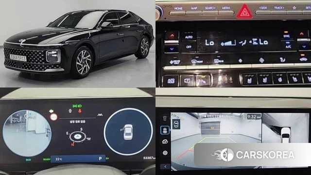Hyundai Grandeur Hybrid (GN7) 2023 Черный из Кореи