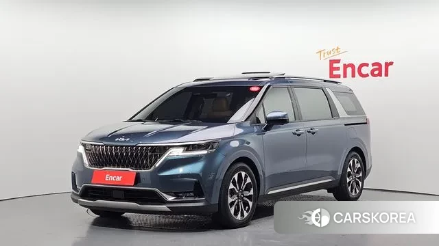 Kia Carnival 4th generation 2022 Небесно-голубой из Кореи