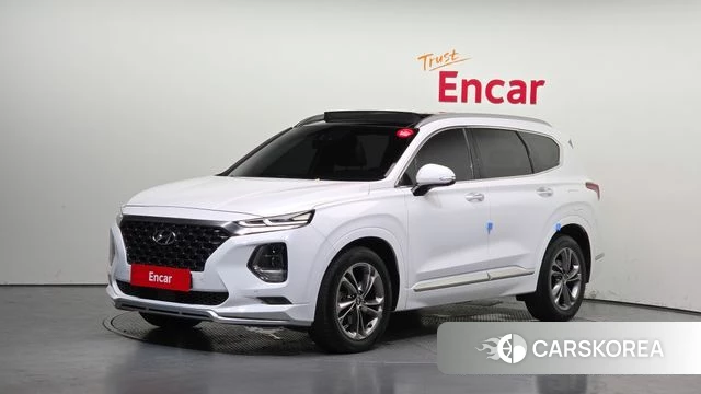 Hyundai Santa Fe TM 2018 Белый из Кореи