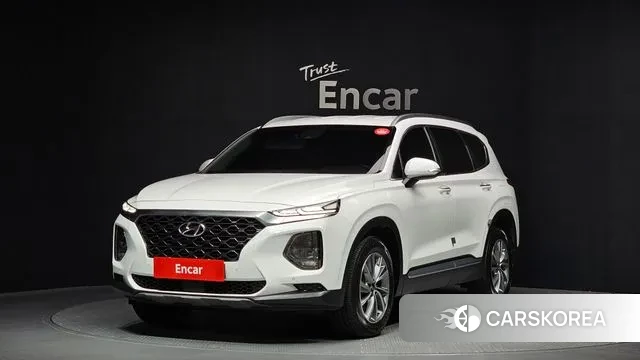 Hyundai Santa Fe TM 2019 Белый из Кореи