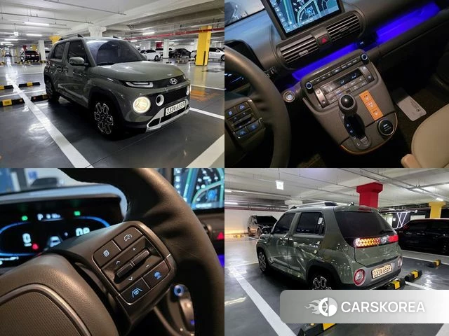 Hyundai Casper 2023 Светло-зеленый из Кореи