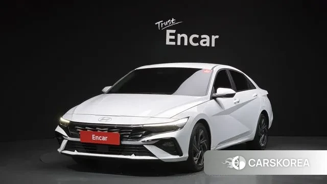 Hyundai The New Avante (CN7) 2023 Белый из Кореи