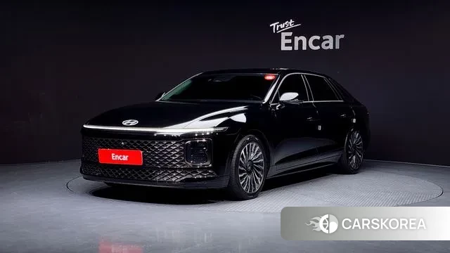 Hyundai Grandeur Hybrid (GN7) 2023 Черный из Кореи