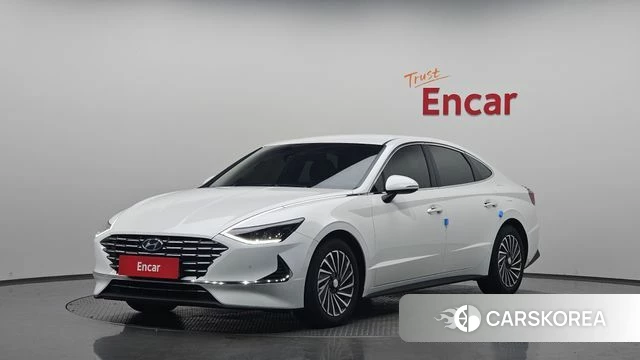 Hyundai Sonata Hybrid (DN8) 2021 Белый из Кореи