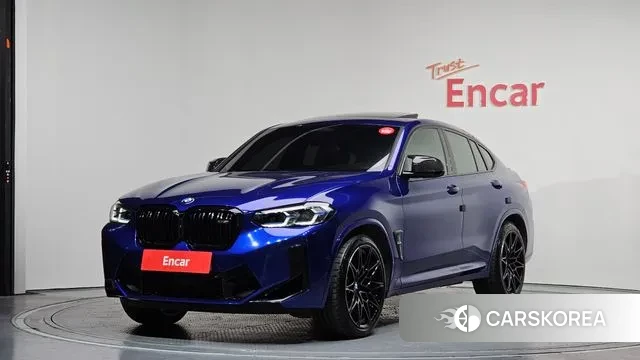 BMW X4M (G02) 2024 Синий из Кореи