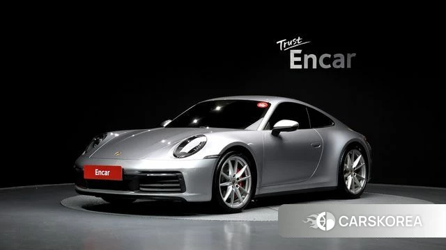 Porsche 911(992) 2020 Серебристо-серый из Кореи