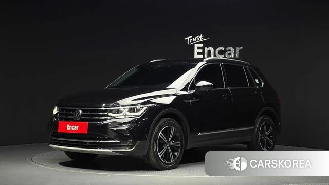 Volkswagen Tiguan second Generation 2021 Черный из Кореи