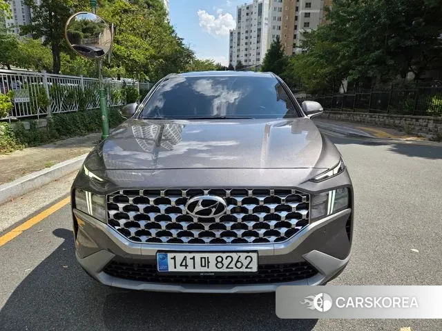 Hyundai The New Santa Fe 2023 Серый из Кореи