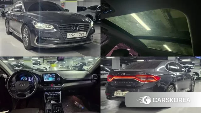 Hyundai Grandeur IG Hybrid 2019 Серый из Кореи