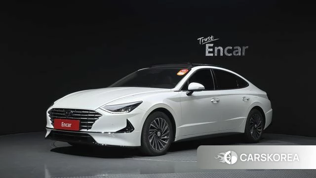 Hyundai Sonata Hybrid (DN8) 2021 Белый из Кореи