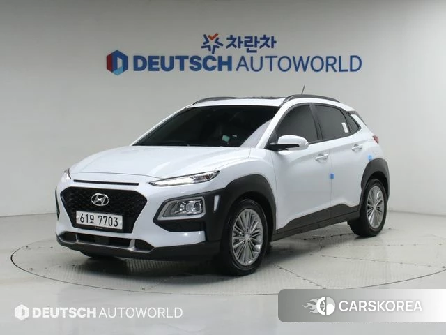 Hyundai Kona 2018 Белый из Кореи