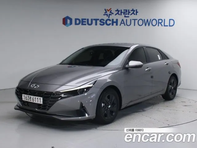 Hyundai Avante Hybrid (CN7) 2020 Серый из Кореи