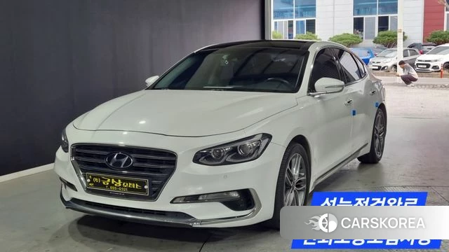 Hyundai Grandeur IG 2018 Белый из Кореи