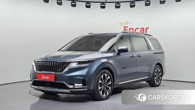 Kia Carnival 4th generation 2020 Небесно-голубой из Кореи