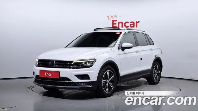 Volkswagen Tiguan second Generation 2020 Белый из Кореи