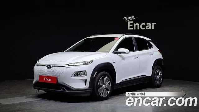 Hyundai Kona Electric 2018 Белый из Кореи