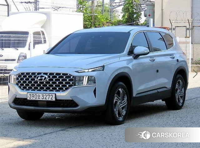 Hyundai The New Santa Fe 2020 Серебристо-серый из Кореи