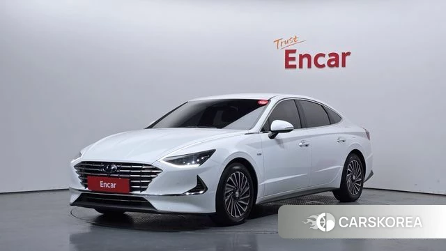 Hyundai Sonata Hybrid (DN8) 2019 Белый из Кореи