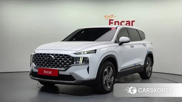 Hyundai The New Santa Fe 2021 Белый из Кореи