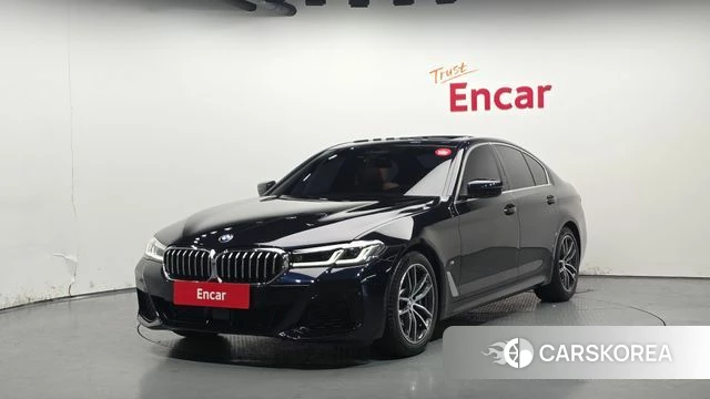 BMW 5 Series (G30) 2021 Черный из Кореи