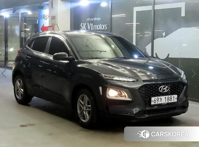 Hyundai Kona 2018 Серебристо-серый из Кореи