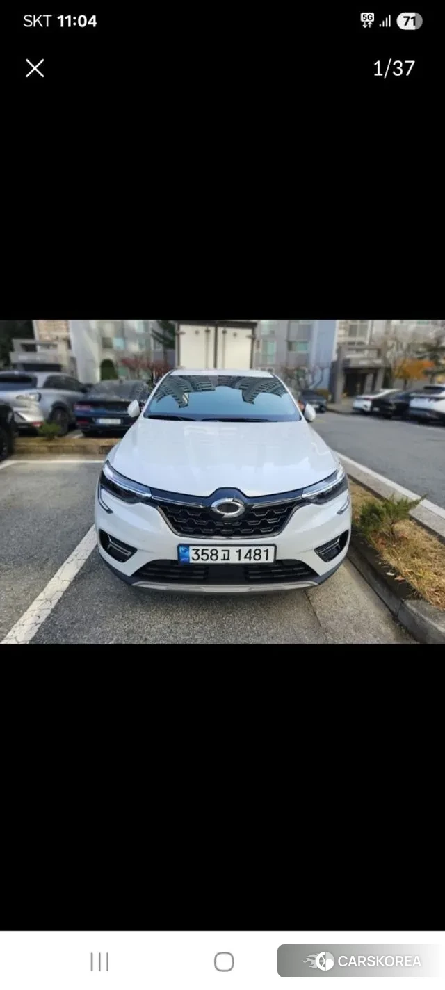 Renault Korea (Samsung) XM3 2023 Белый из Кореи