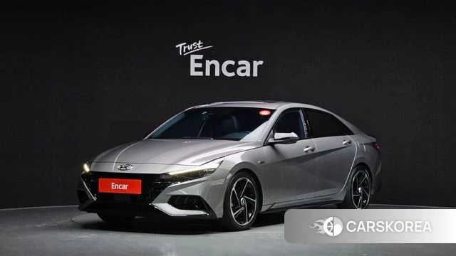 Hyundai Avante (CN7) 2023 Серый из Кореи