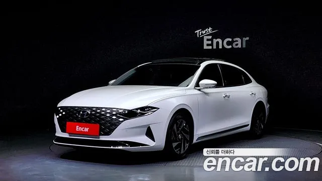 Hyundai The New Grandeur IG Hybrid 2021 Белый из Кореи
