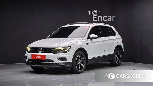 Volkswagen Tiguan second Generation 2018 Белый из Кореи