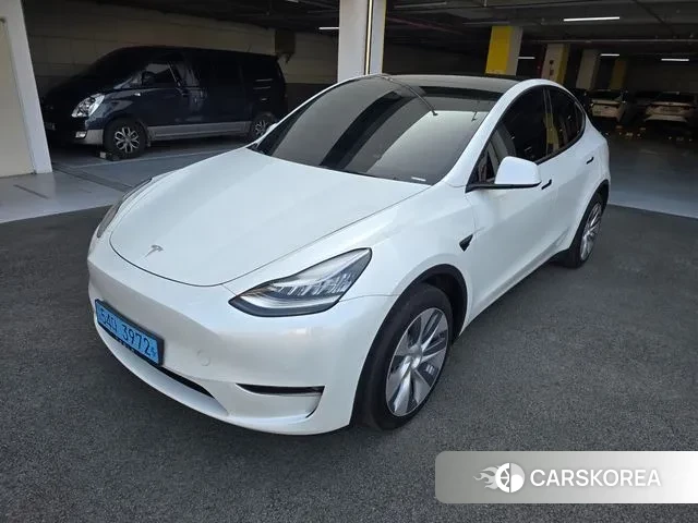 Tesla Model Y 2022 Белый из Кореи