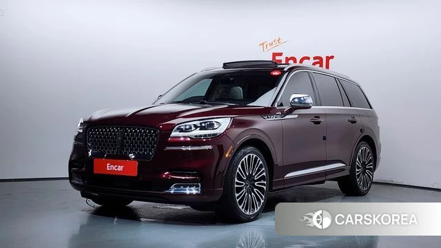 Lincoln Aviator 2nd generation 2020 Красный из Кореи