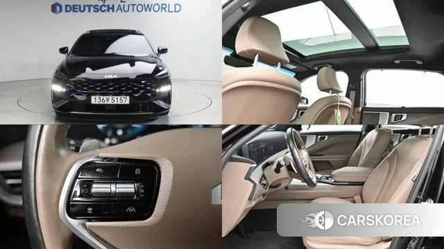 Kia K8 2021 Черный из Кореи