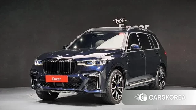 BMW X7 (G07) 2021 Синий из Кореи