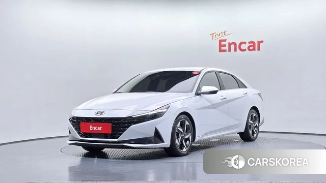 Hyundai Avante (CN7) 2021 Белый из Кореи