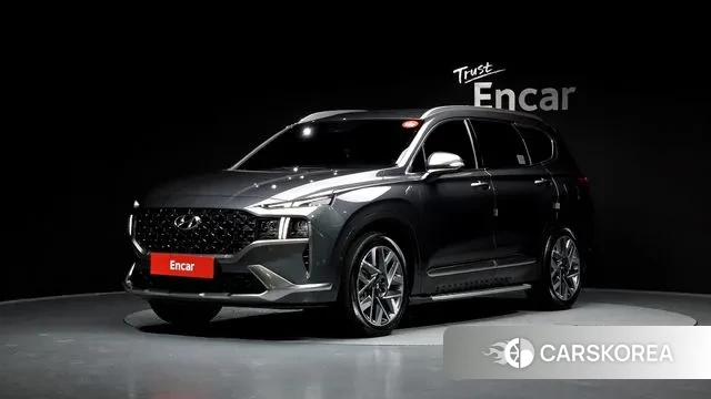 Hyundai The New Santa Fe 2023 Серый из Кореи