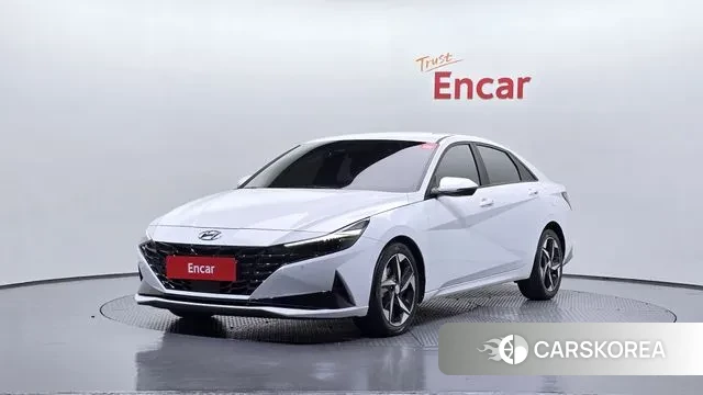 Hyundai Avante (CN7) 2020 Белый из Кореи