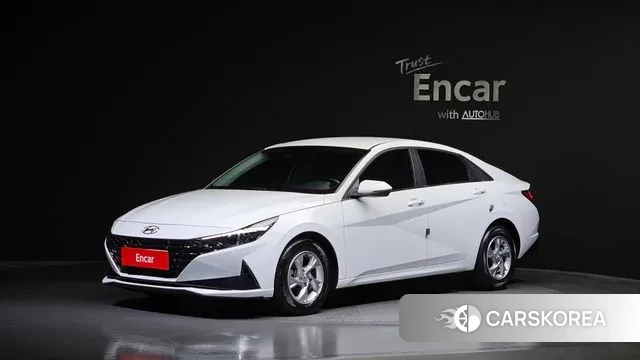 Hyundai Avante (CN7) 2021 Белый из Кореи