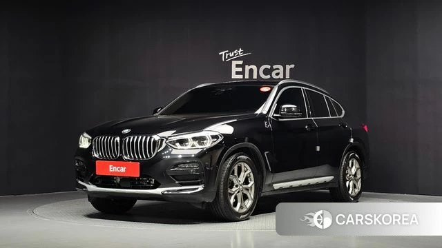 BMW X4 (G02) 2021 Черный из Кореи